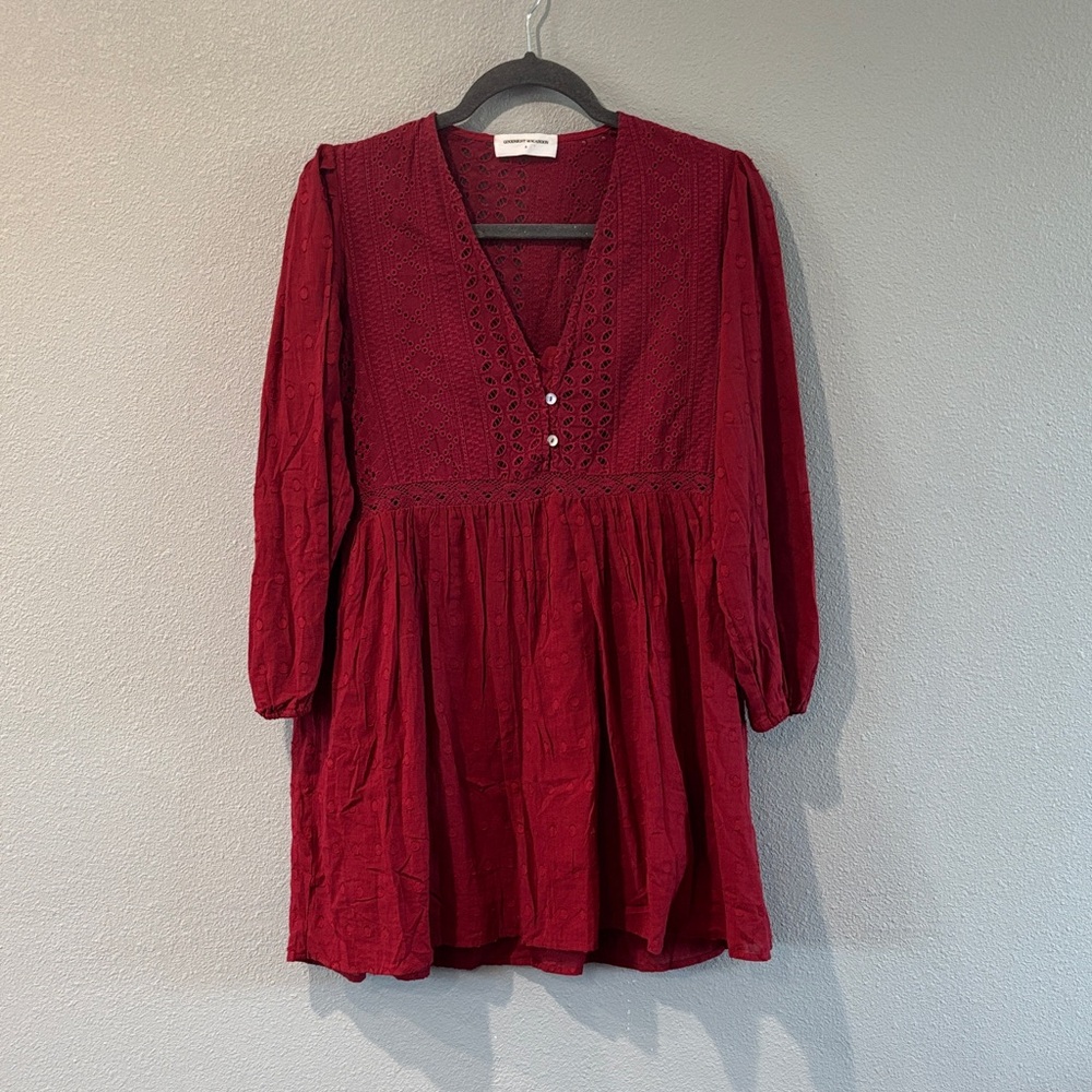 Last chance! Goodnight Macaroon Red Mini Dress